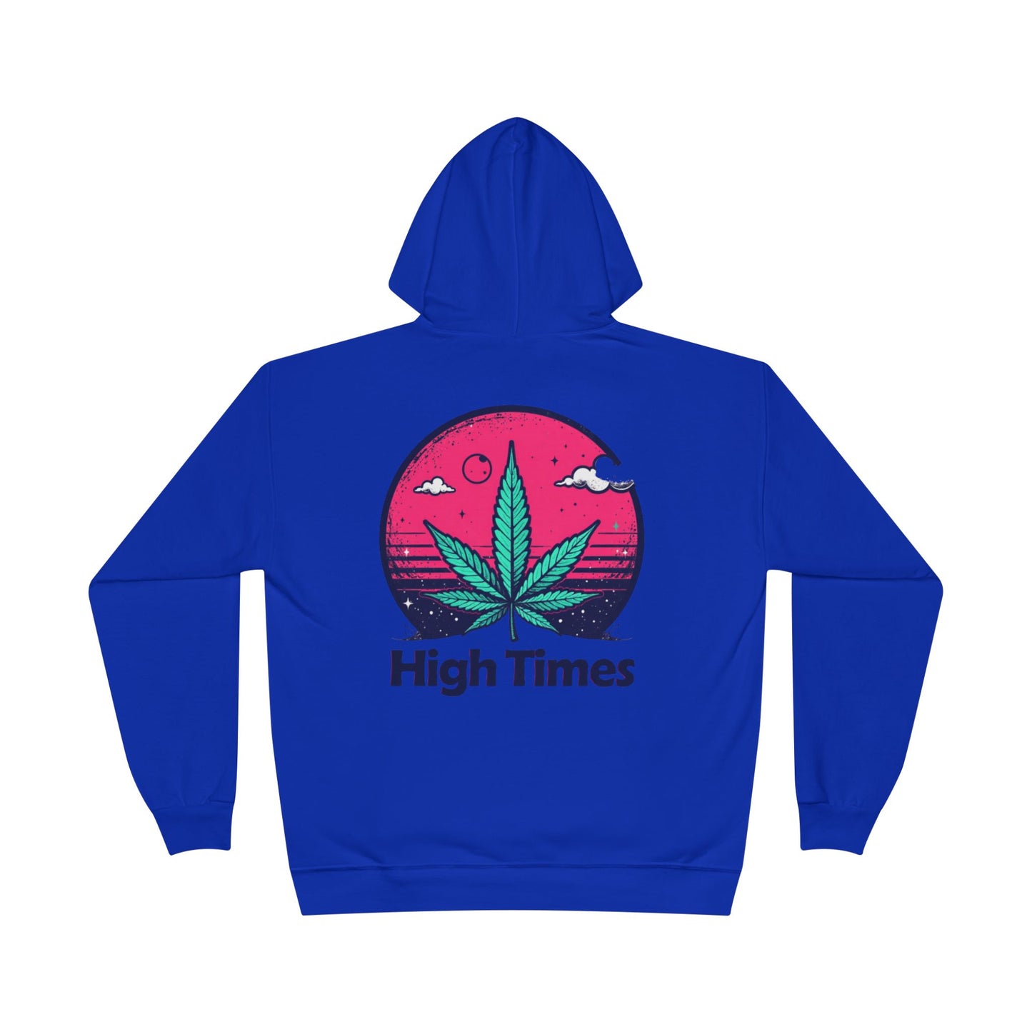 Eco-Friendly High Times Pullover Hoodie - Cannabis Vibes for Everyday Comfort