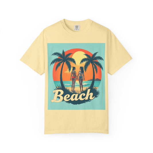 Beach & Nature Vibes Unisex Garment-Dyed T-Shirt