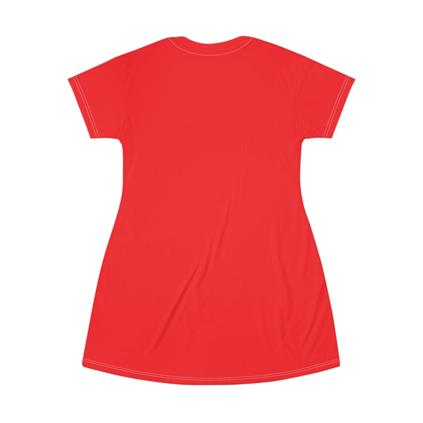 Cute Cat Love T-Shirt Dress - Adorable & Comfortable Dress for Cat Lovers