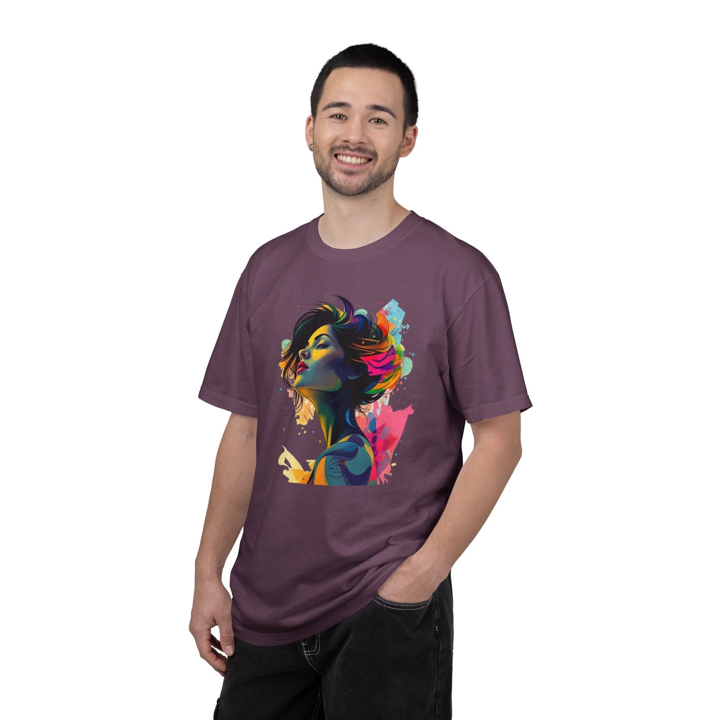 Artistic Colorful Woman Portrait T-Shirt