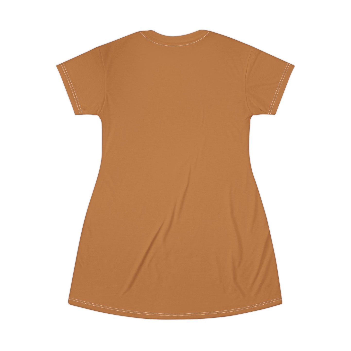 Cozy Cat Lover T-Shirt Dress - "I Love My Cat!" Cute Pet Apparel