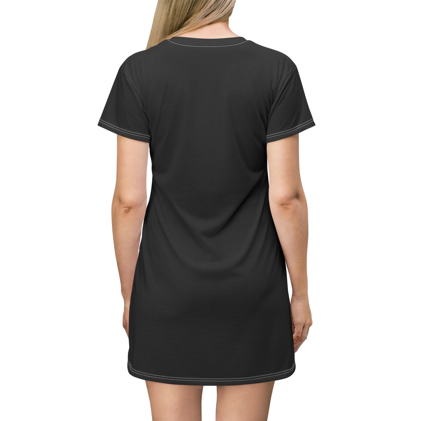 Cute Cat Oversized T-Shirt Dress - Perfect for Cat Lovers & Casual Wear