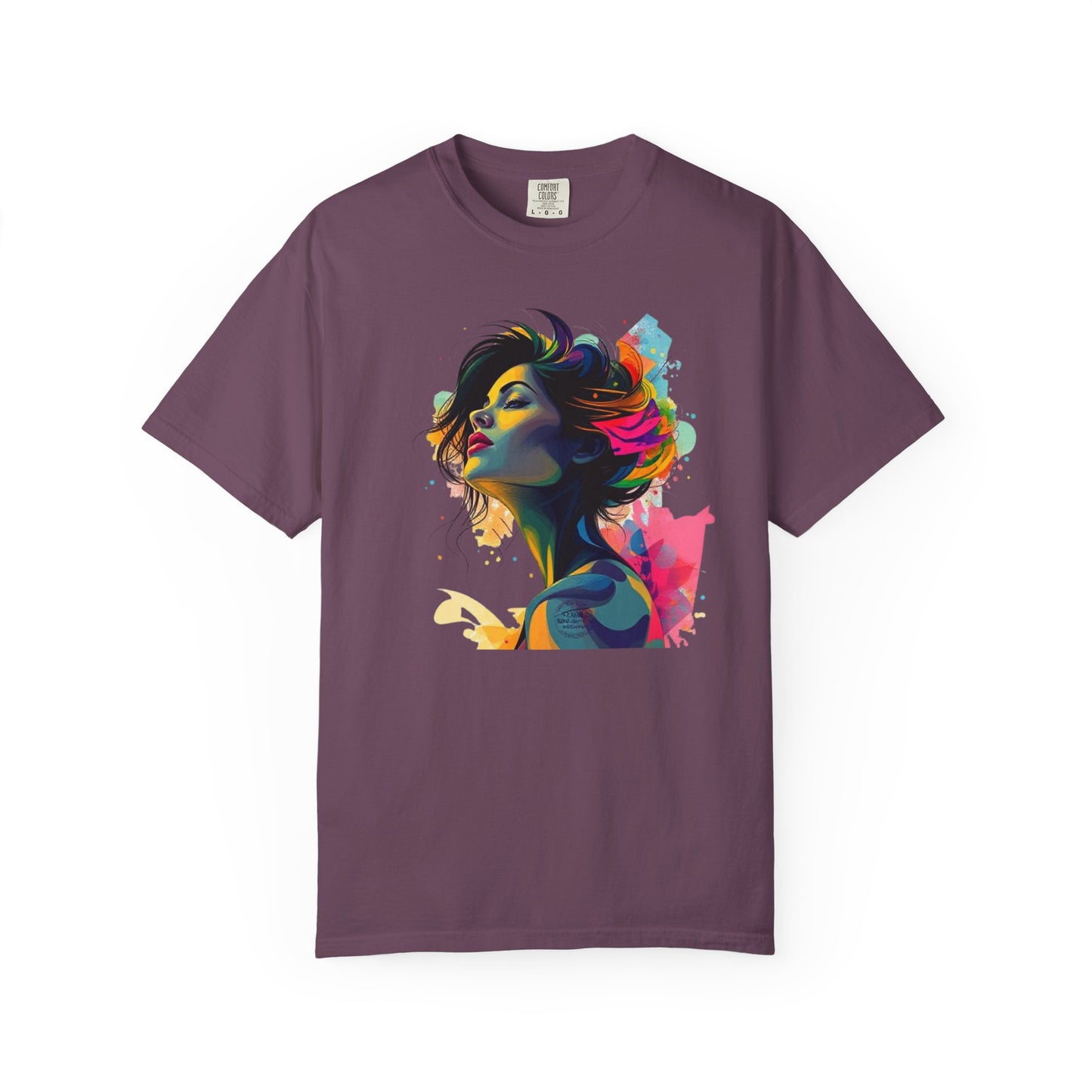 Artistic Colorful Woman Portrait T-Shirt