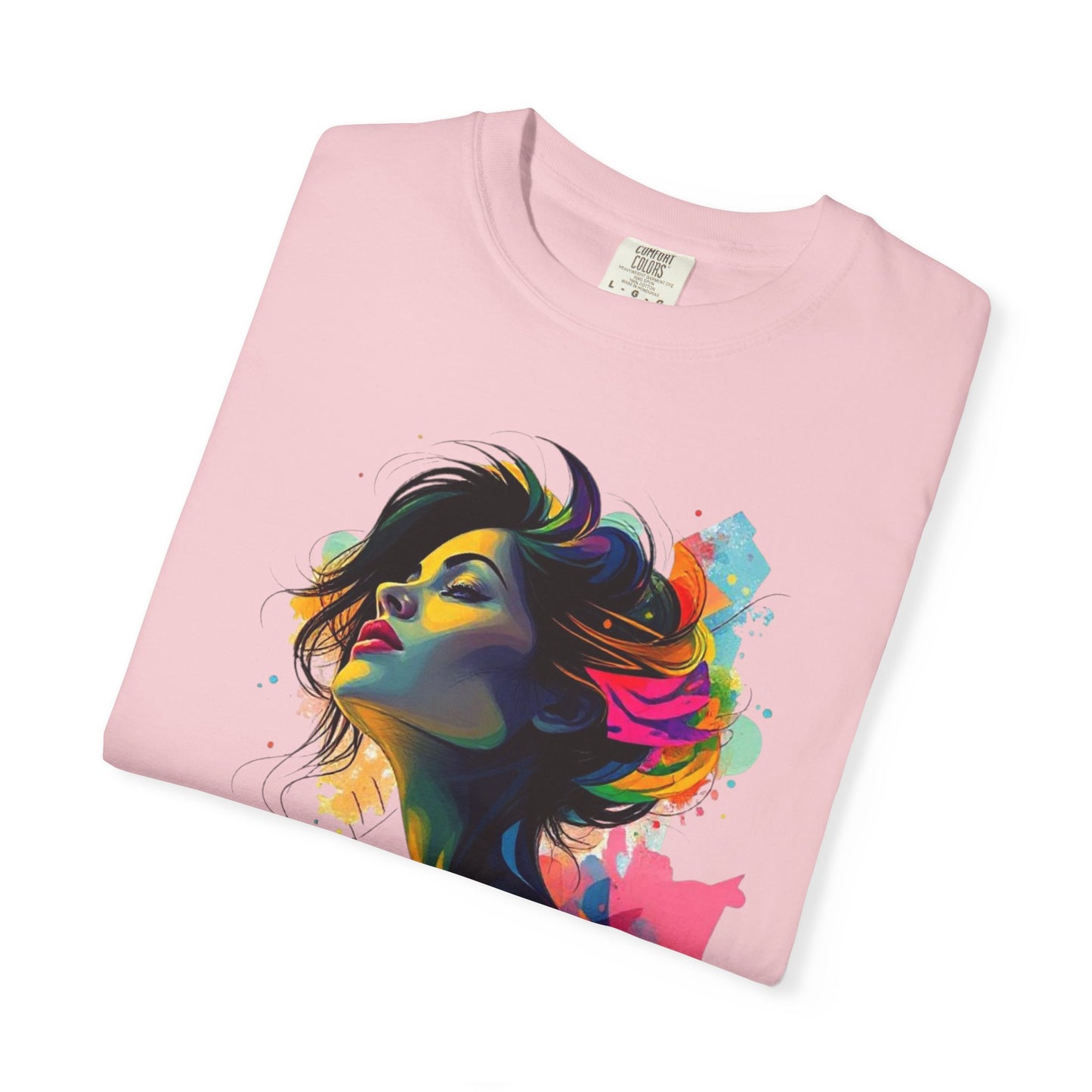 Artistic Colorful Woman Portrait T-Shirt