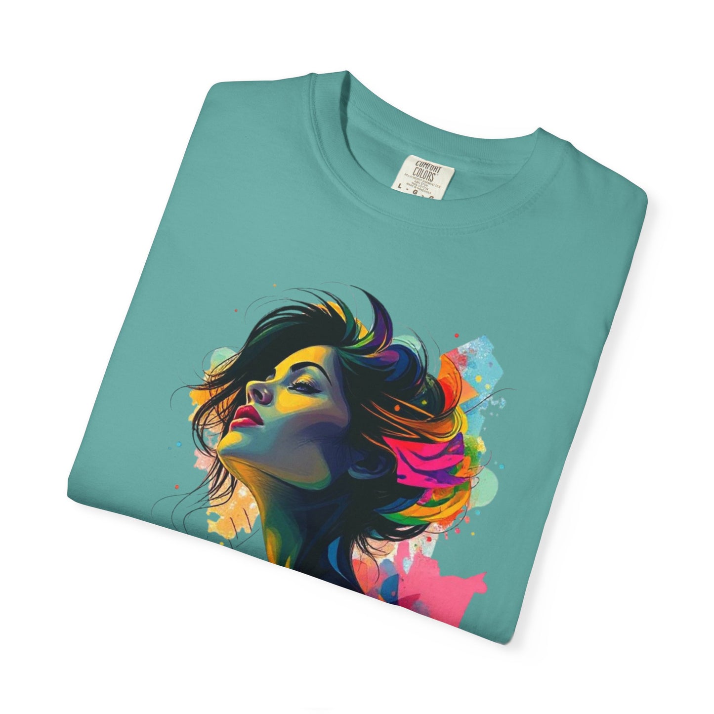 Artistic Colorful Woman Portrait T-Shirt