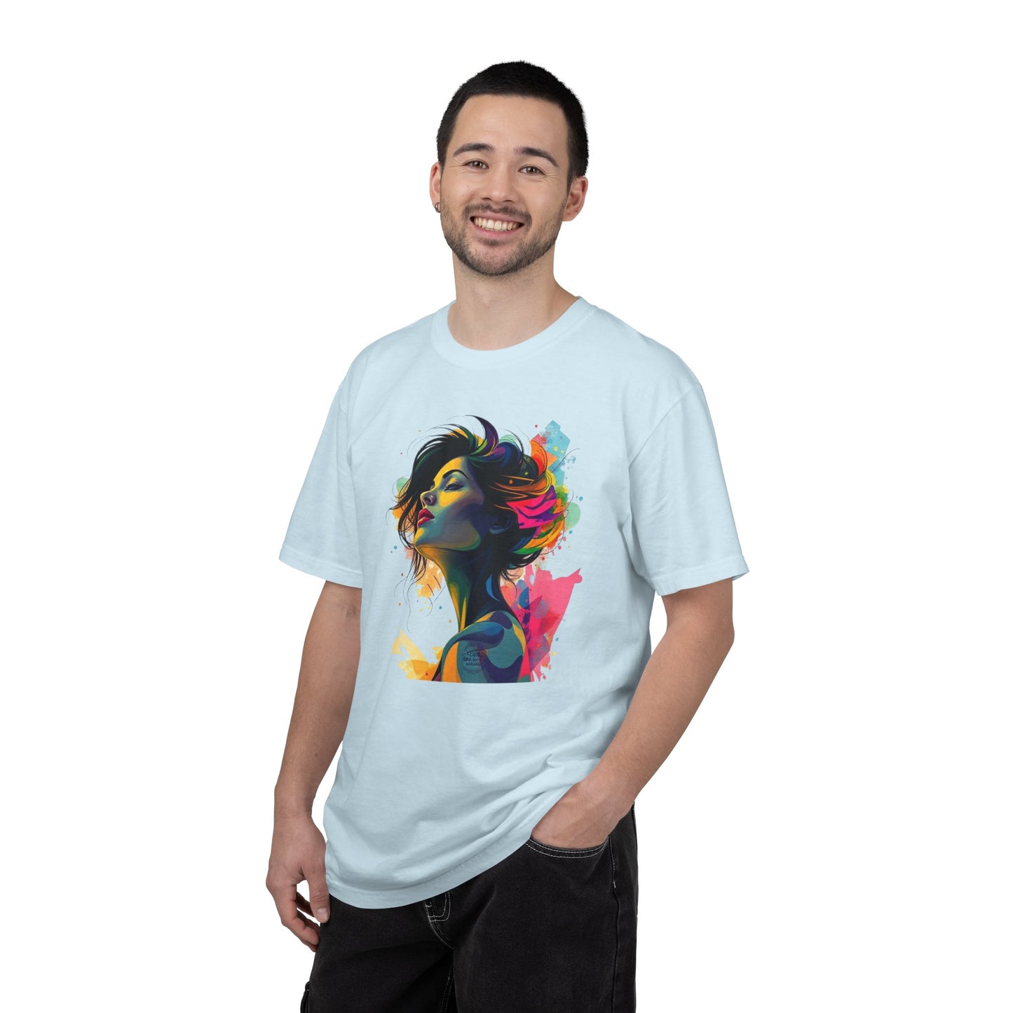 Artistic Colorful Woman Portrait T-Shirt