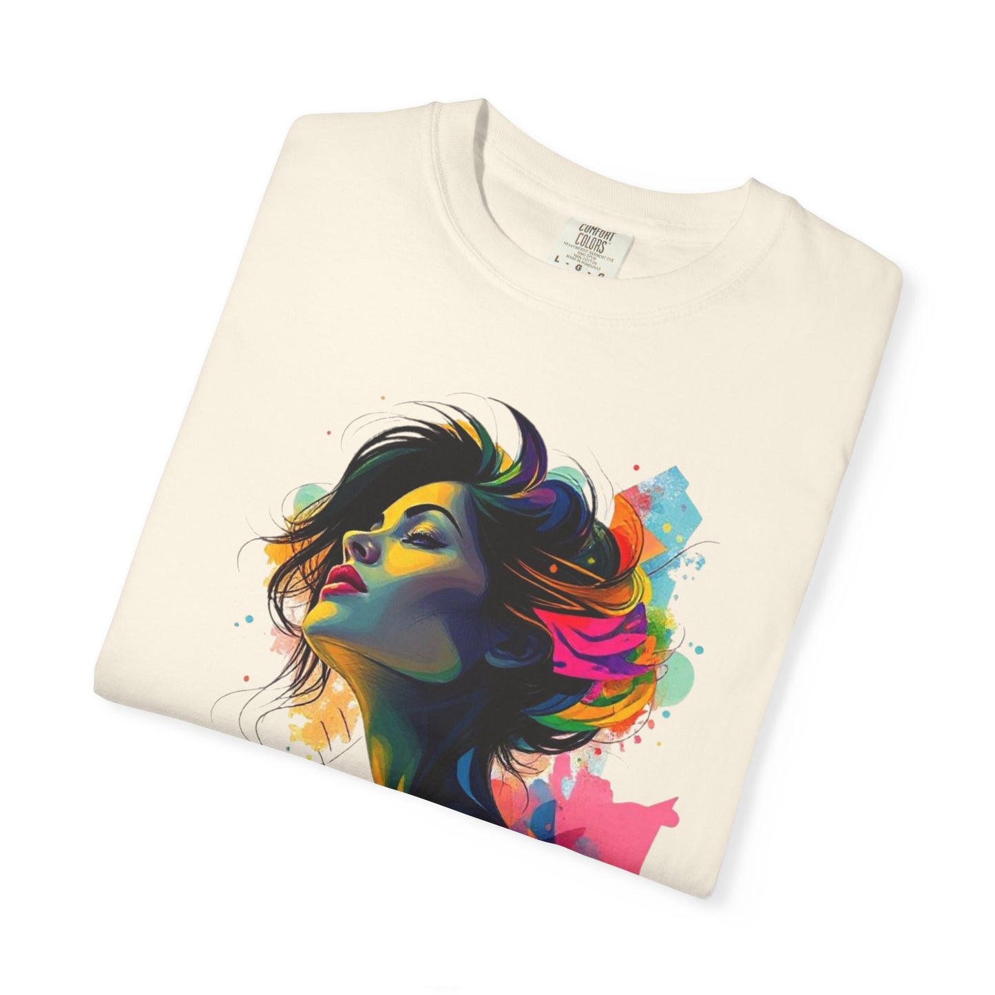 Artistic Colorful Woman Portrait T-Shirt