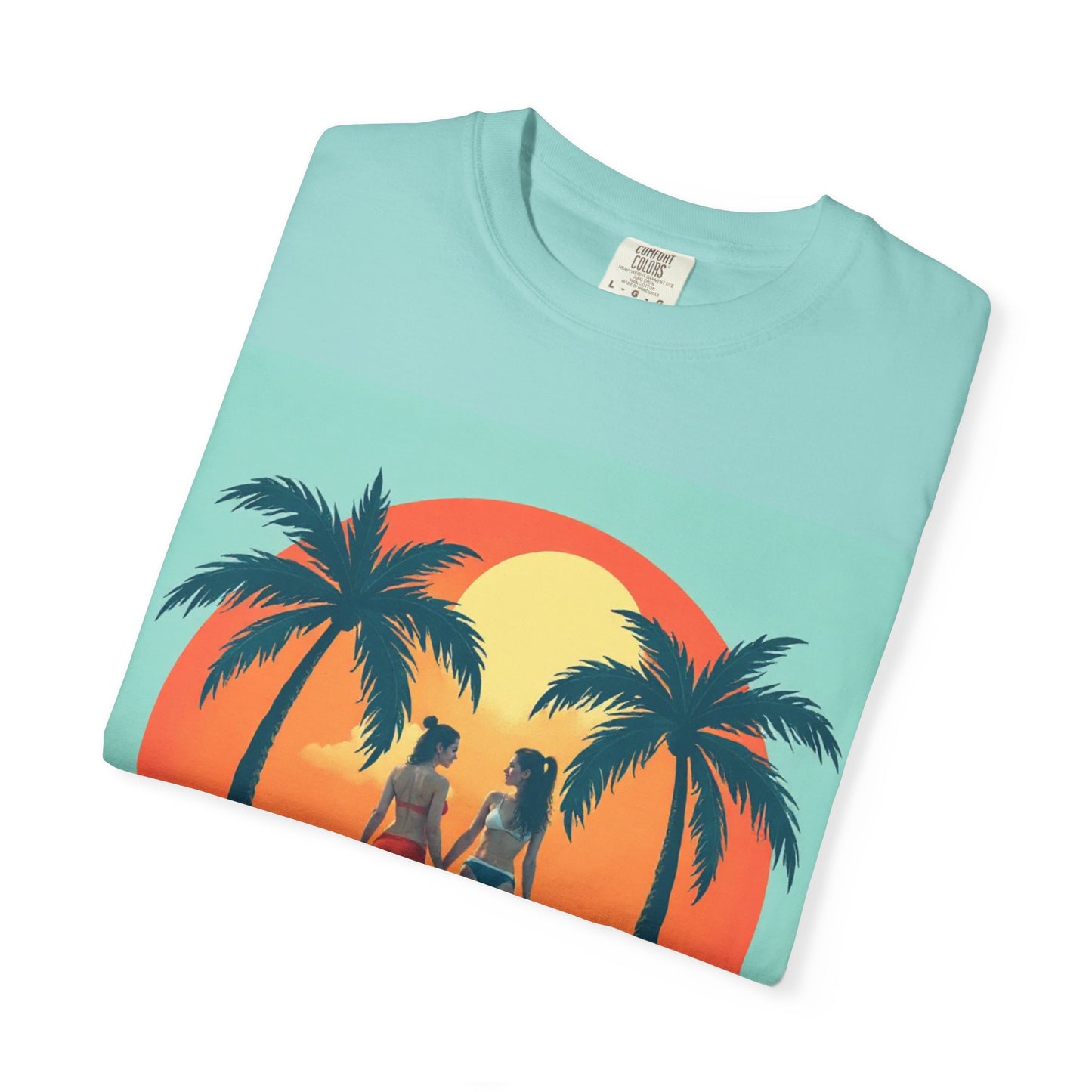 Beach & Nature Vibes Unisex Garment-Dyed T-Shirt
