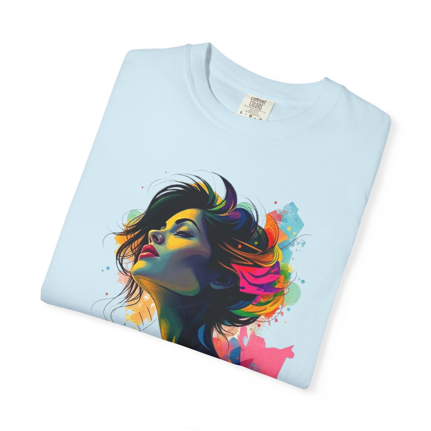 Artistic Colorful Woman Portrait T-Shirt