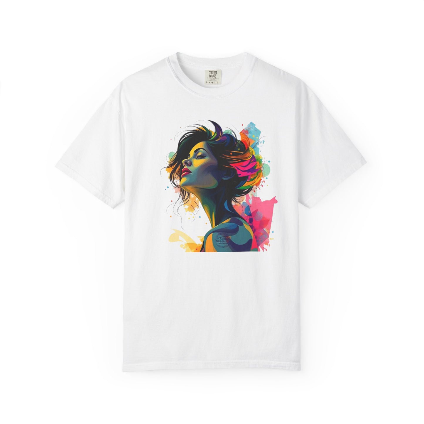 Artistic Colorful Woman Portrait T-Shirt