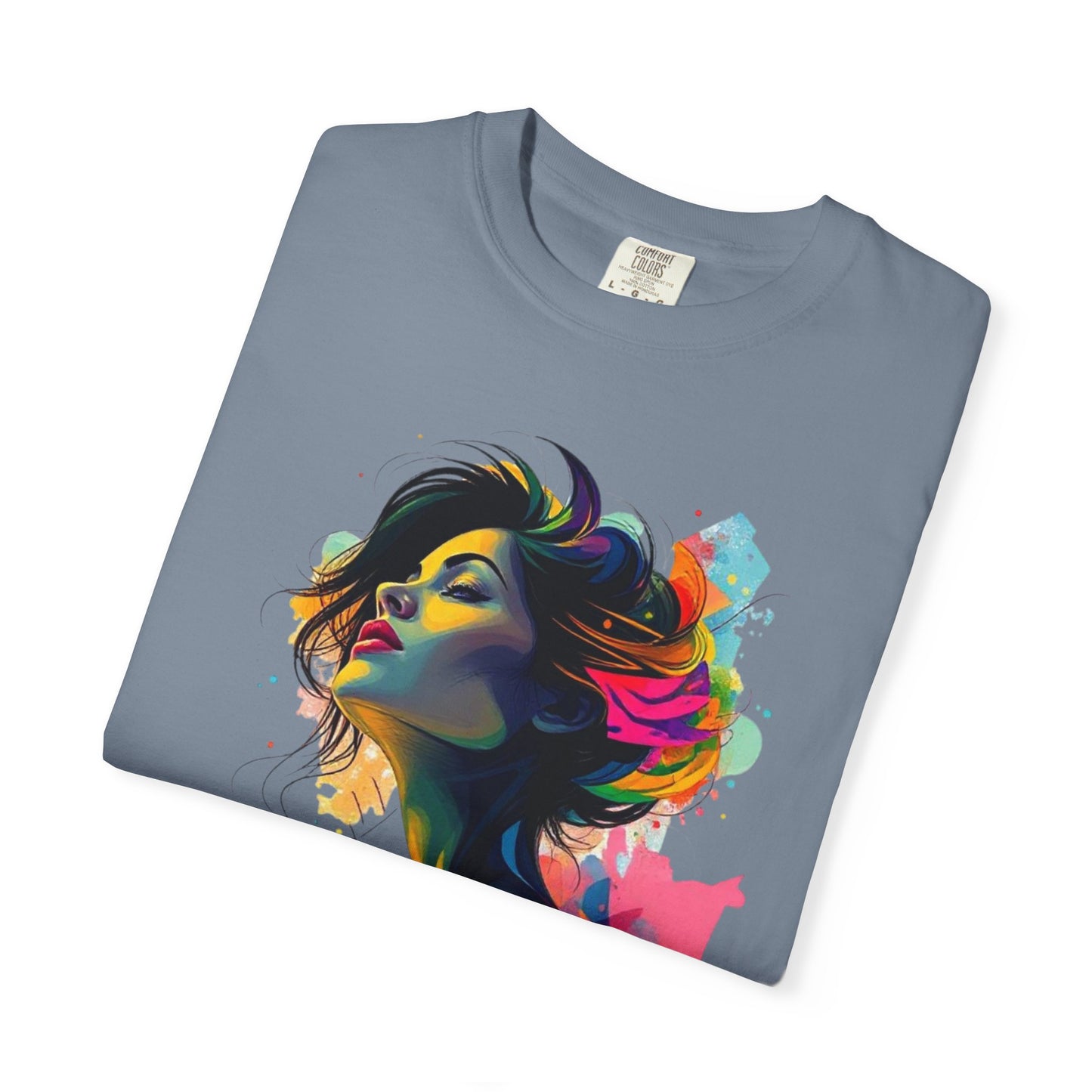 Artistic Colorful Woman Portrait T-Shirt