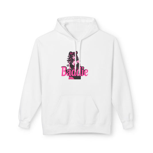Baddie Hoodie — Retro Pinup Graphic Pullover for Trendy Streetwear
