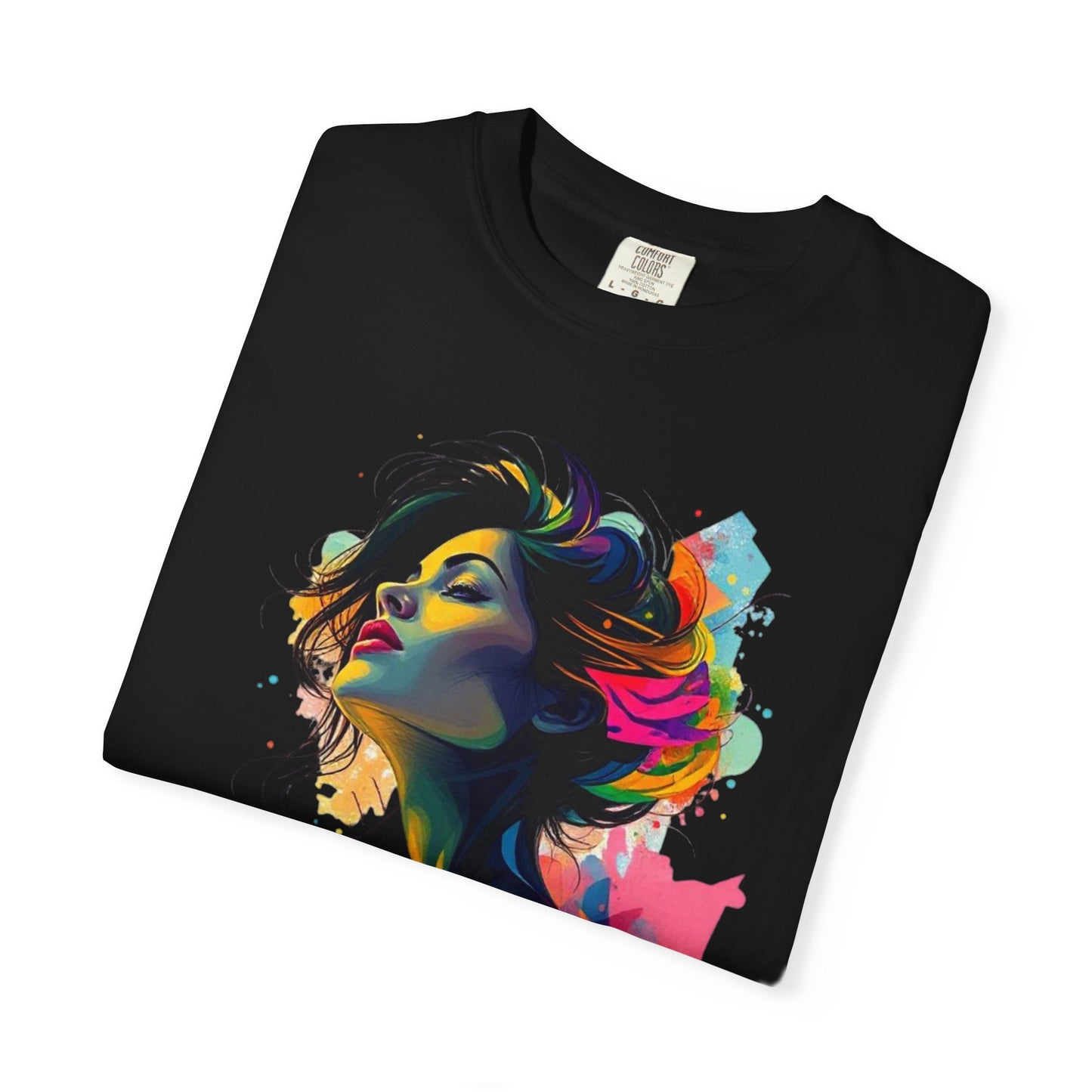 Artistic Colorful Woman Portrait T-Shirt