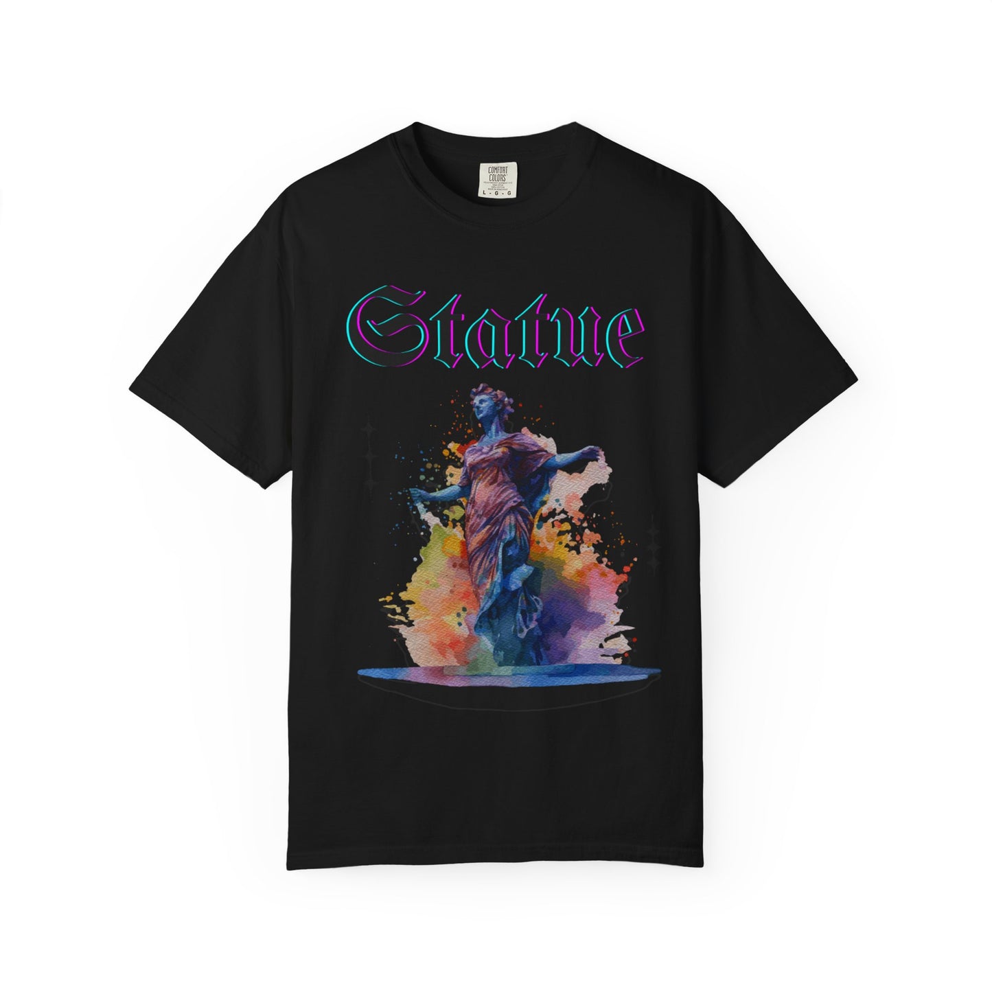 Artistic Statue T-Shirt - Unisex Garment-Dyed Tee for Culture Lovers