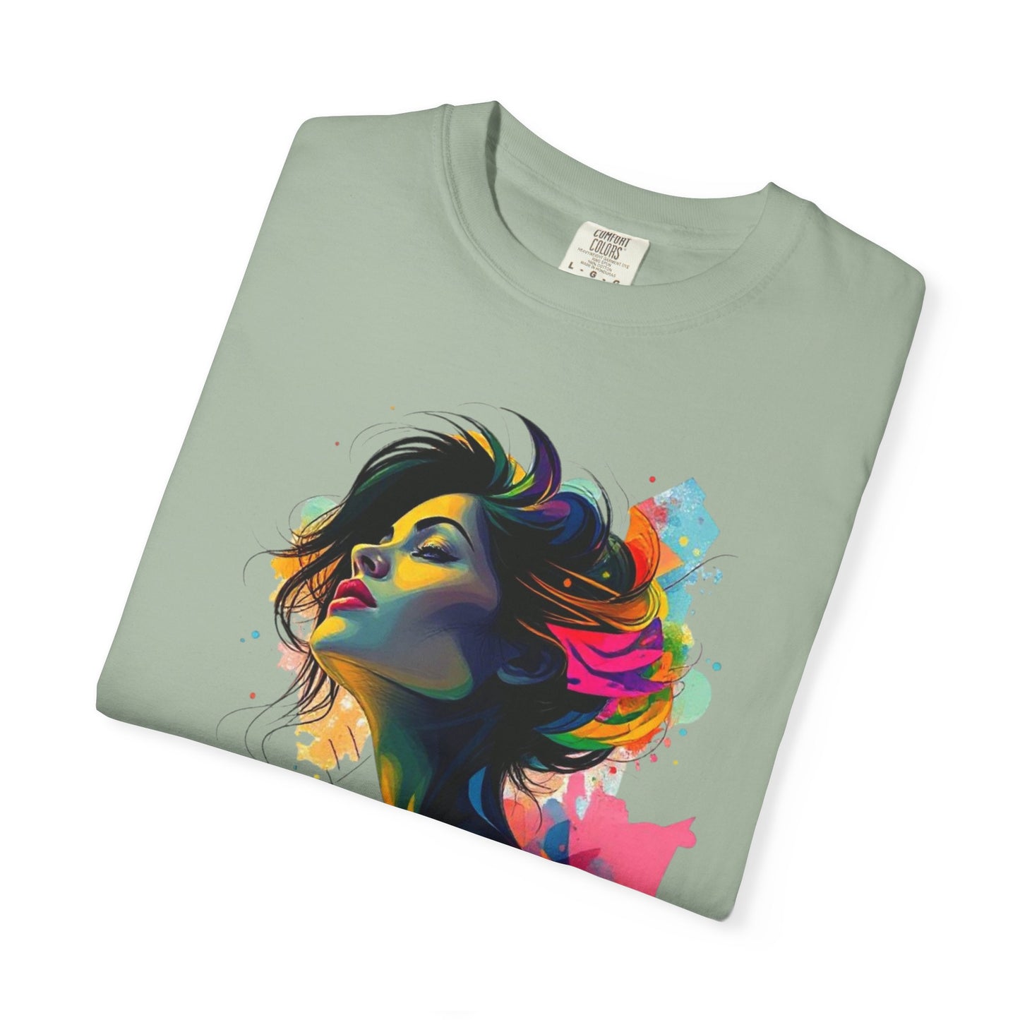 Artistic Colorful Woman Portrait T-Shirt