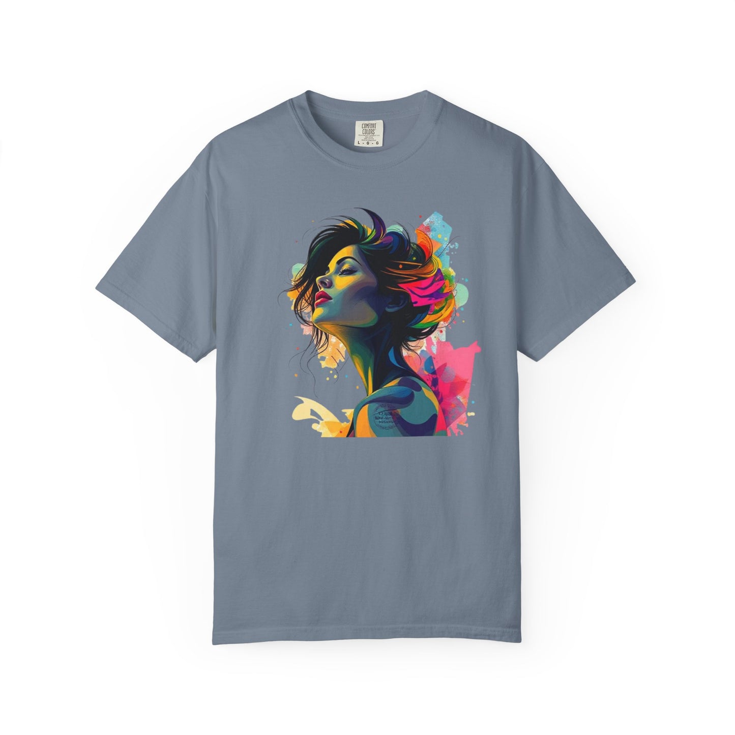 Artistic Colorful Woman Portrait T-Shirt
