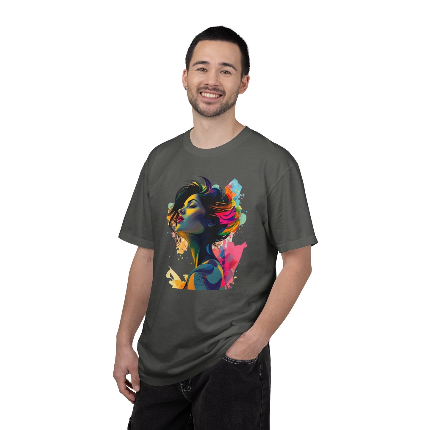 Artistic Colorful Woman Portrait T-Shirt
