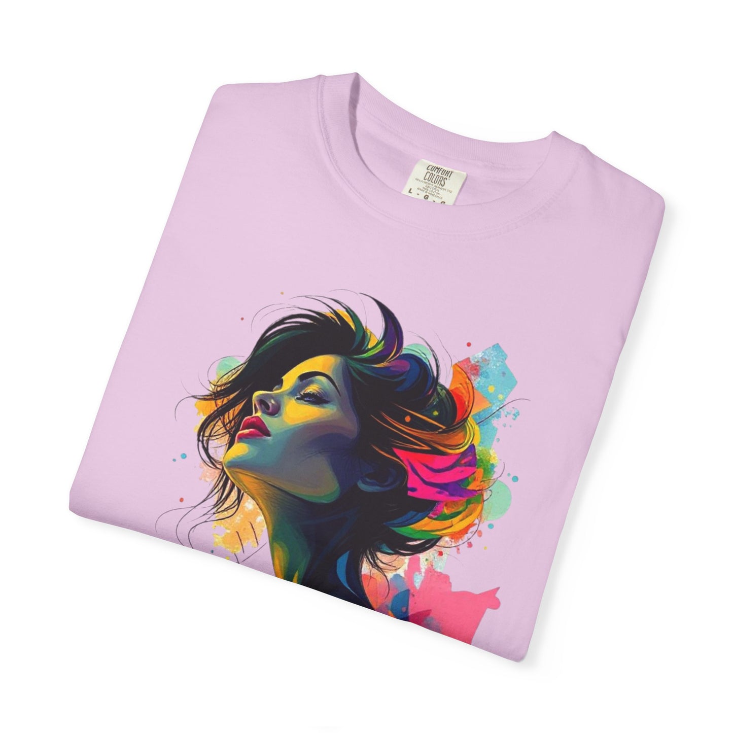 Artistic Colorful Woman Portrait T-Shirt