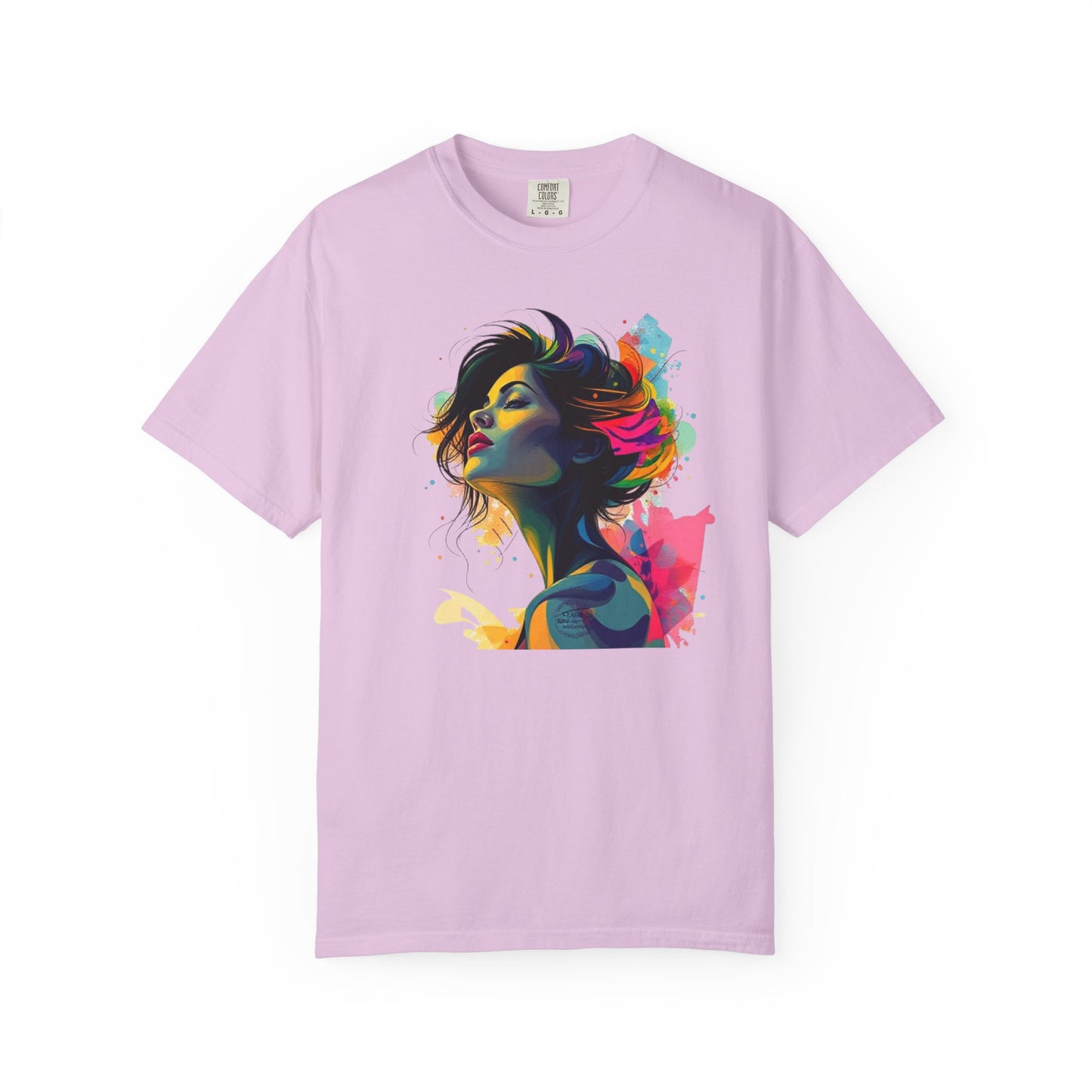 Artistic Colorful Woman Portrait T-Shirt