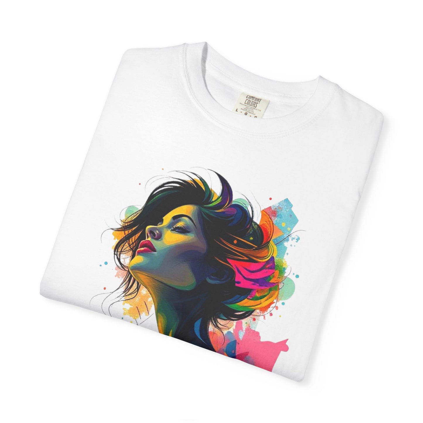Artistic Colorful Woman Portrait T-Shirt