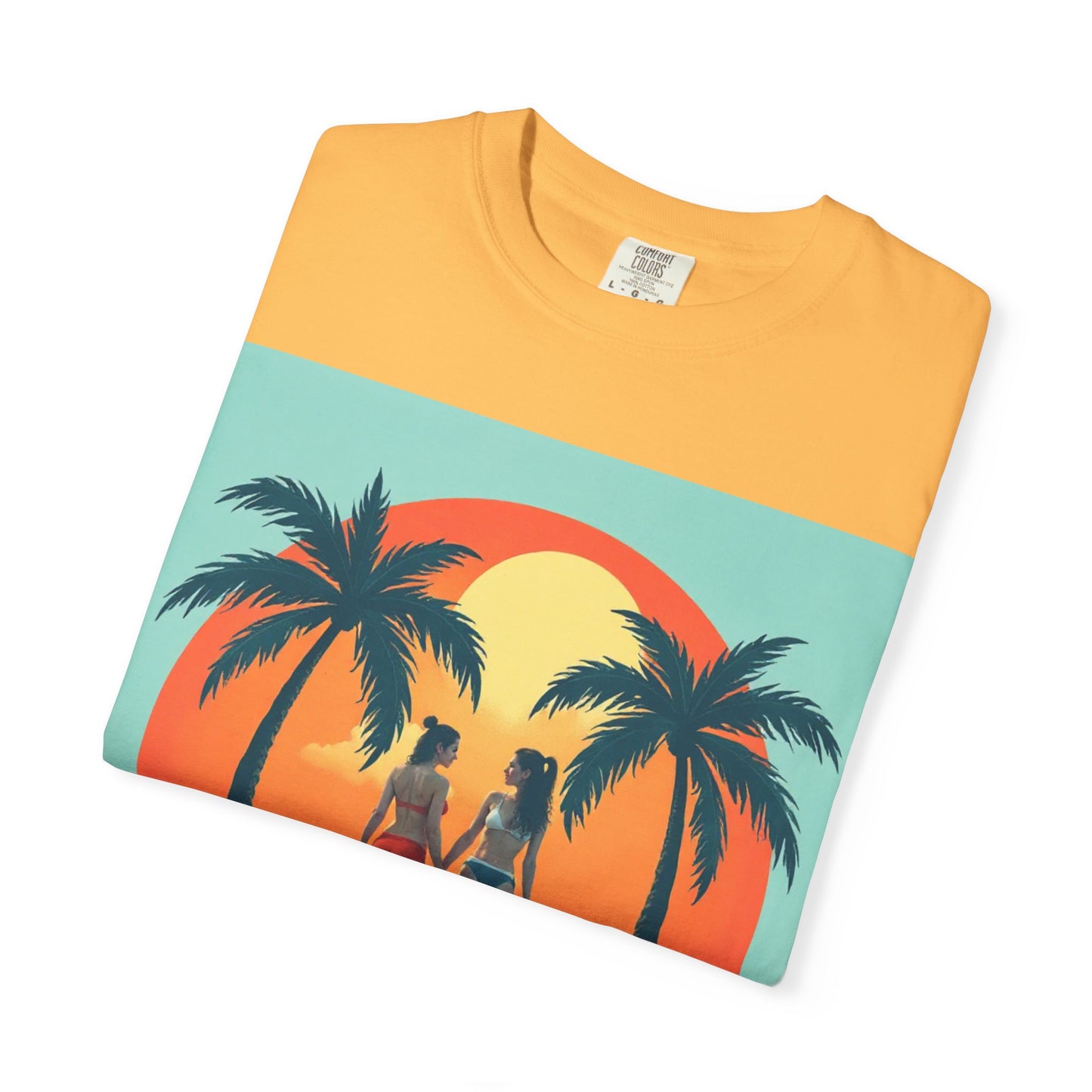 Beach & Nature Vibes Unisex Garment-Dyed T-Shirt