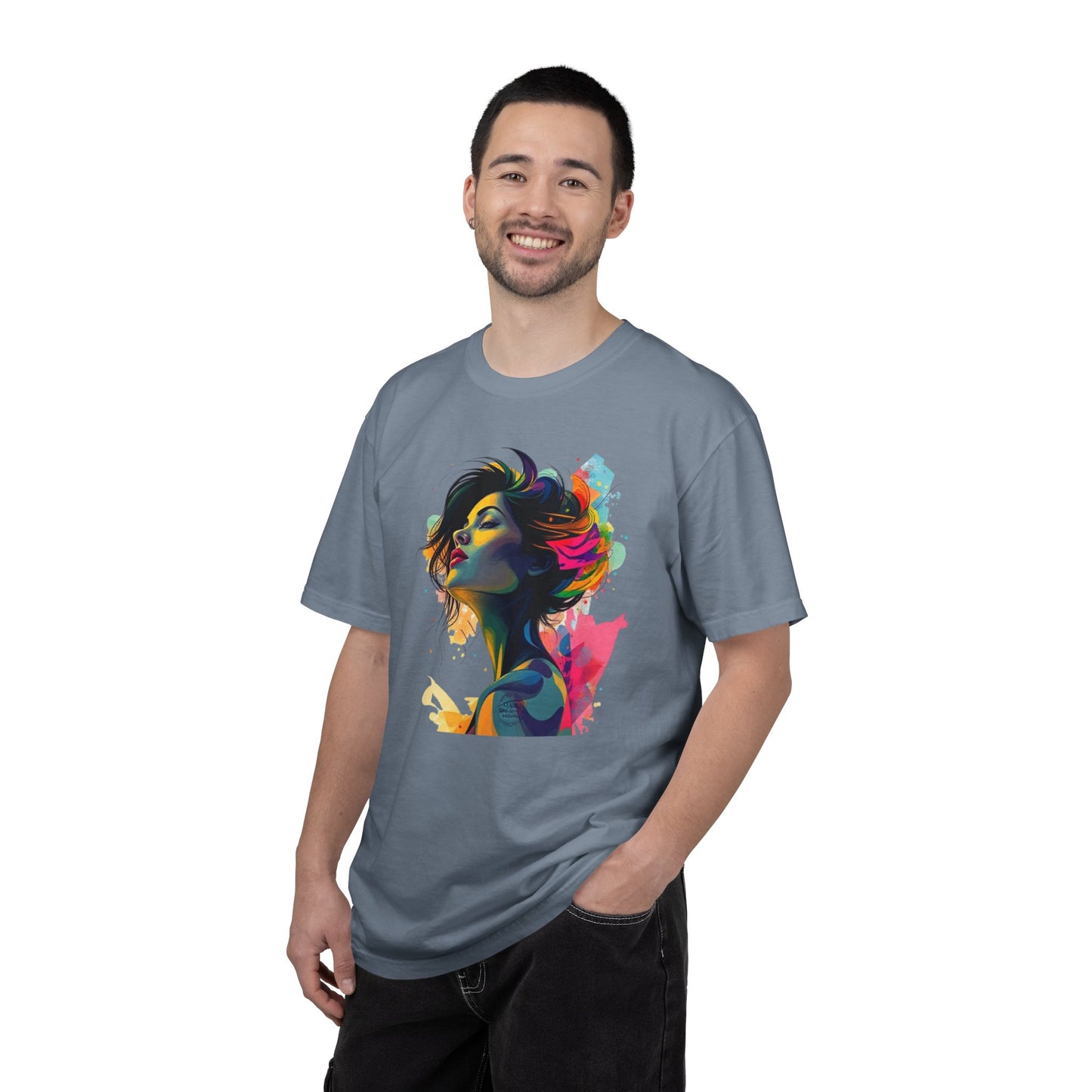 Artistic Colorful Woman Portrait T-Shirt