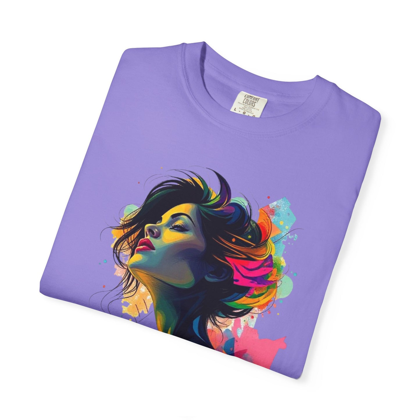 Artistic Colorful Woman Portrait T-Shirt