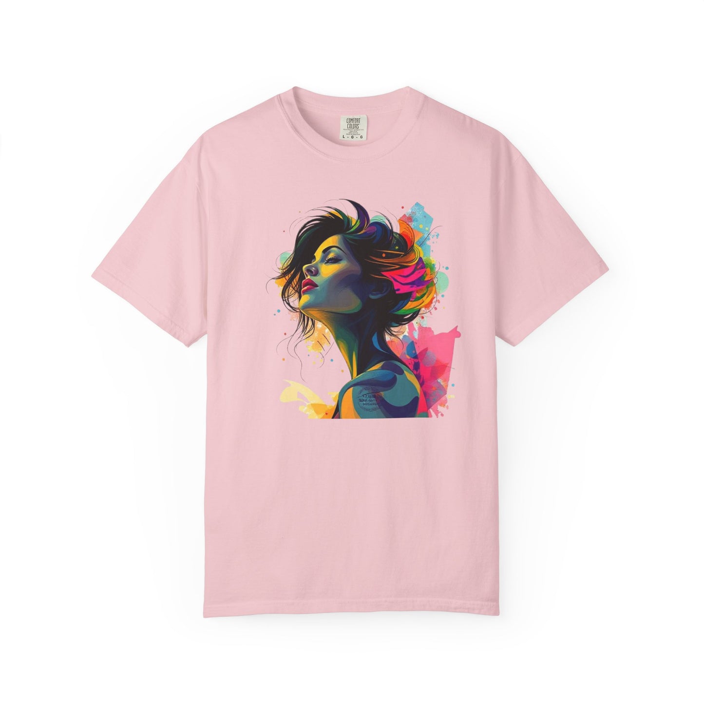Artistic Colorful Woman Portrait T-Shirt
