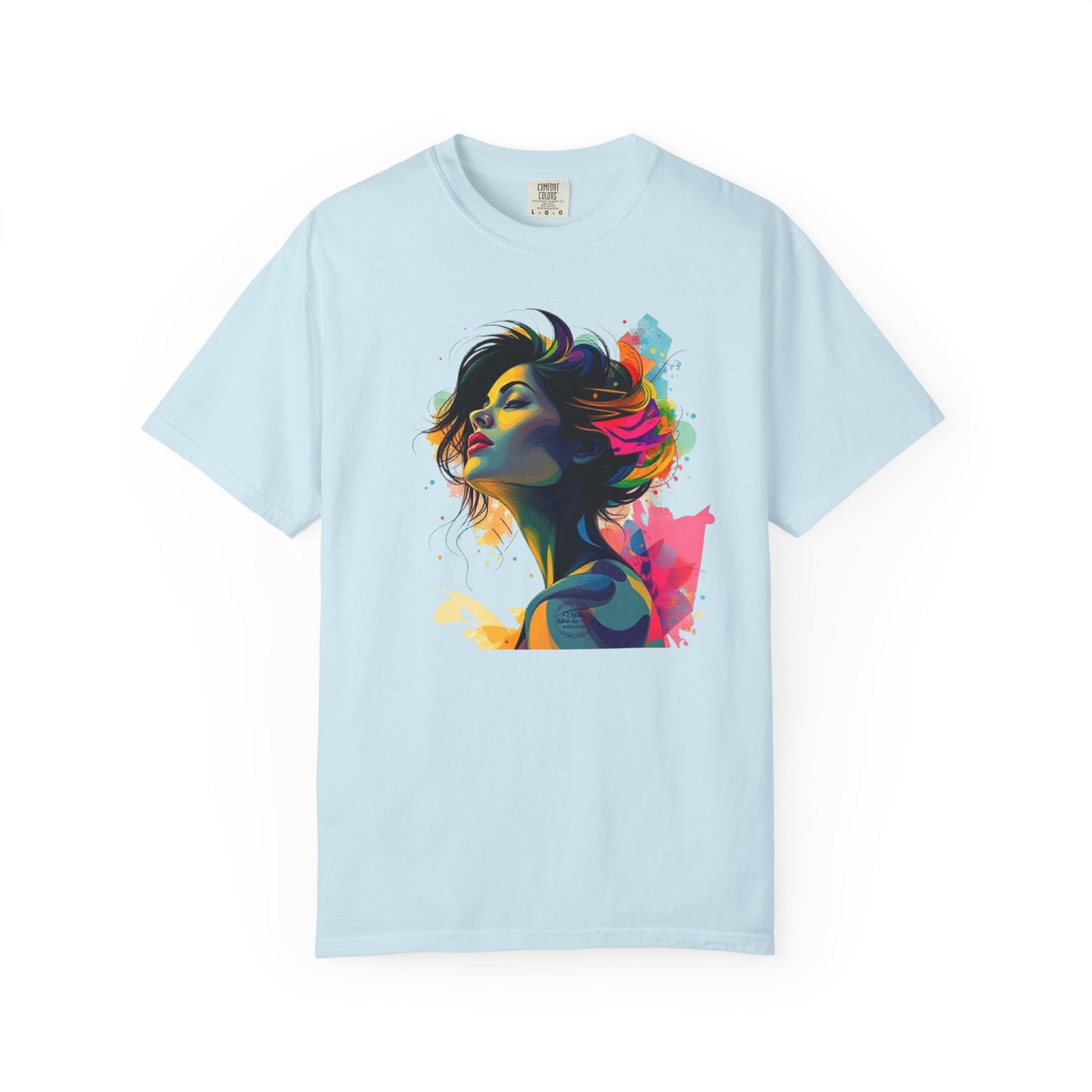 Artistic Colorful Woman Portrait T-Shirt