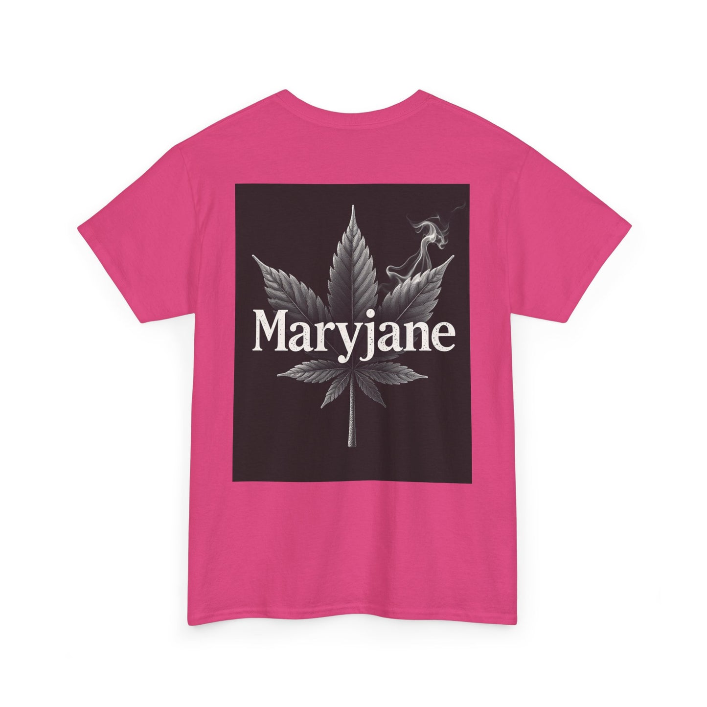 Artistic Floral Unisex Heavy Cotton Tee - Vibrant Pink Design