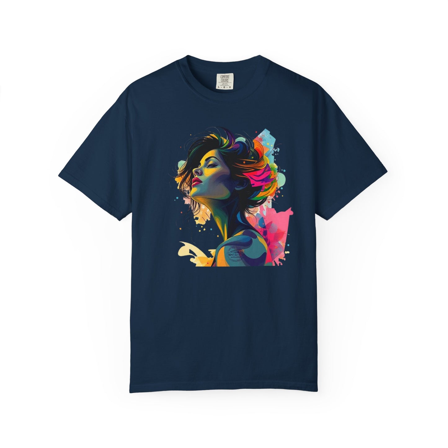 Artistic Colorful Woman Portrait T-Shirt