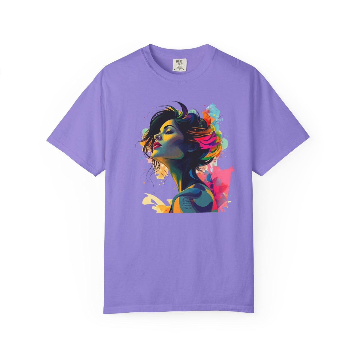 Artistic Colorful Woman Portrait T-Shirt