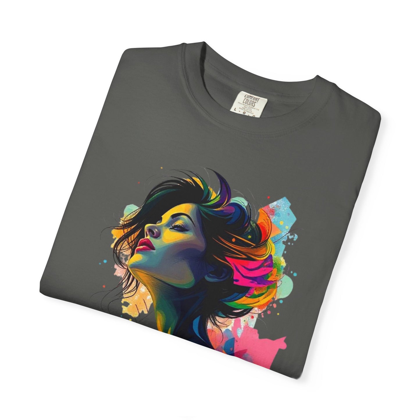 Artistic Colorful Woman Portrait T-Shirt
