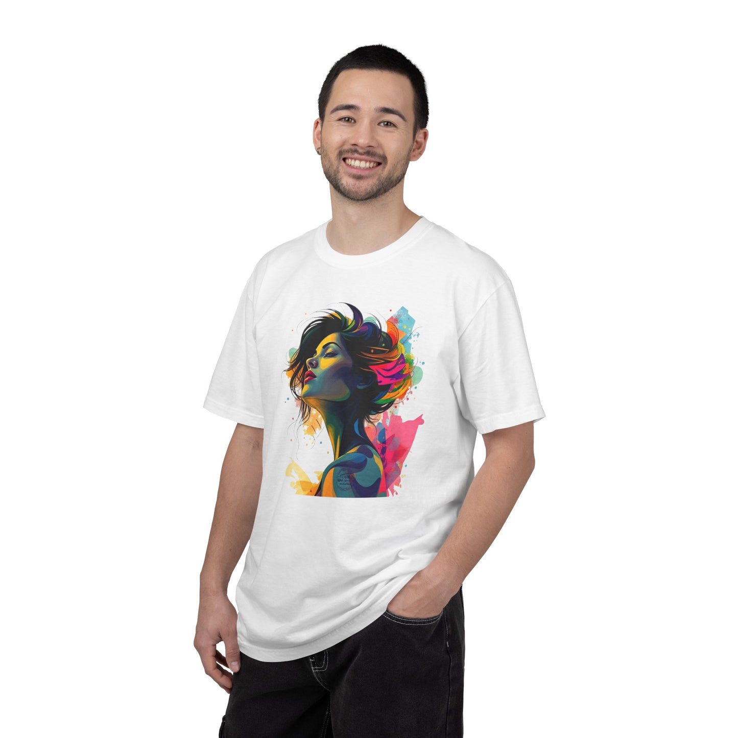 Artistic Colorful Woman Portrait T-Shirt