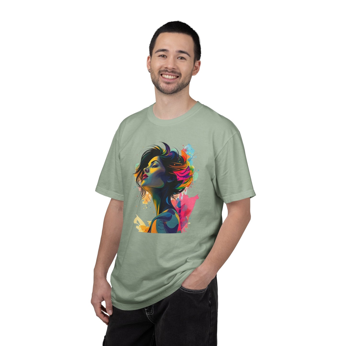 Artistic Colorful Woman Portrait T-Shirt