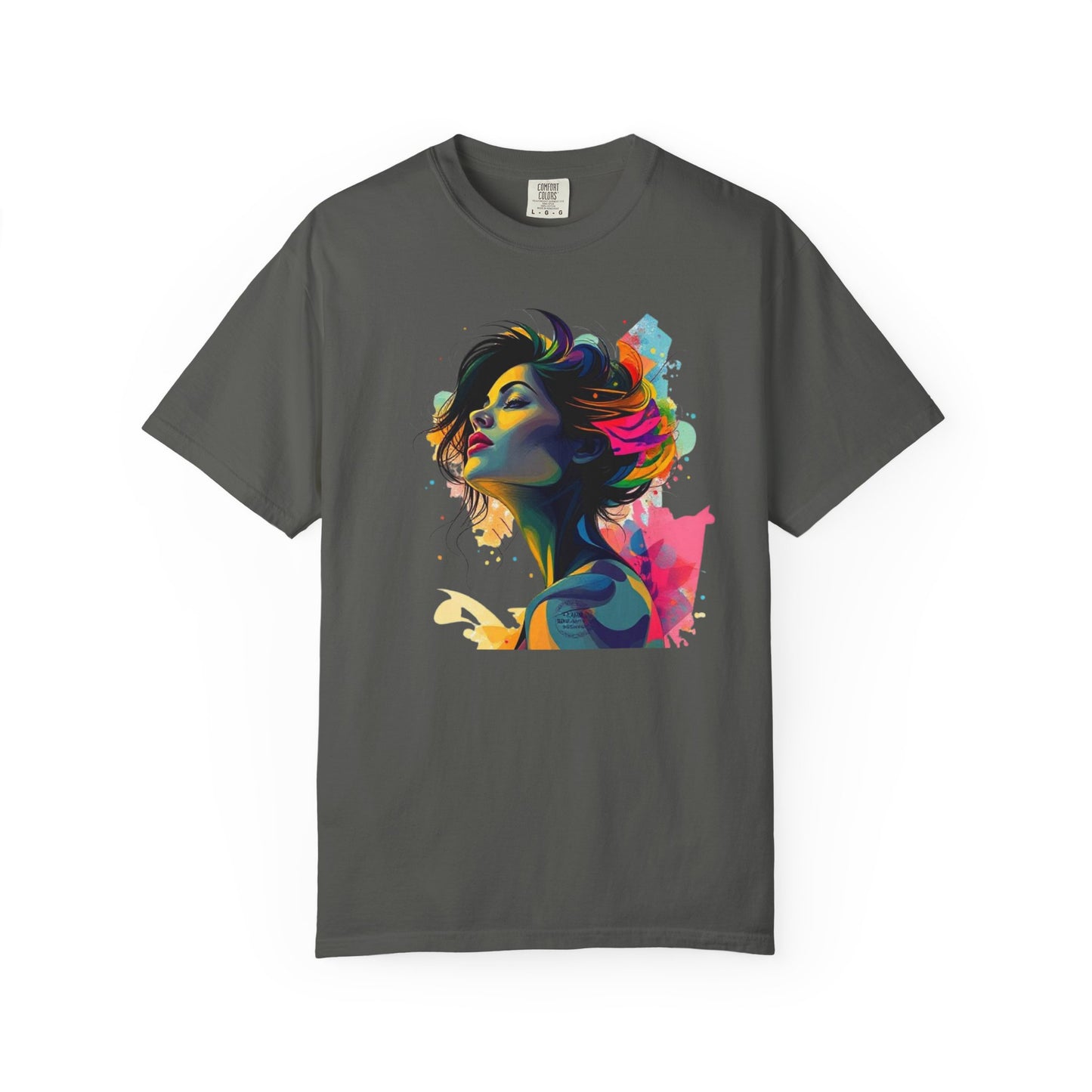 Artistic Colorful Woman Portrait T-Shirt