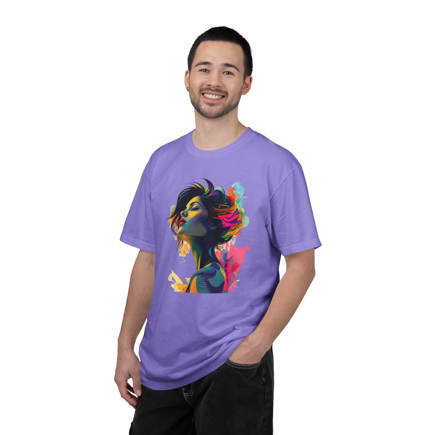 Artistic Colorful Woman Portrait T-Shirt