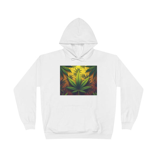 Eco-Friendly Cannabis Leaf Hoodie for Chill Vibes