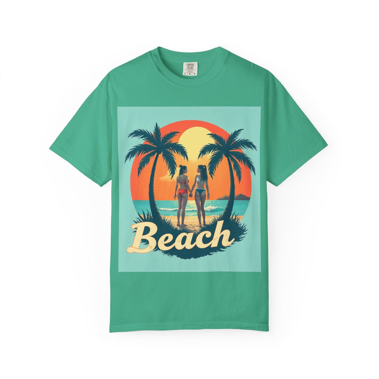 Beach & Nature Vibes Unisex Garment-Dyed T-Shirt