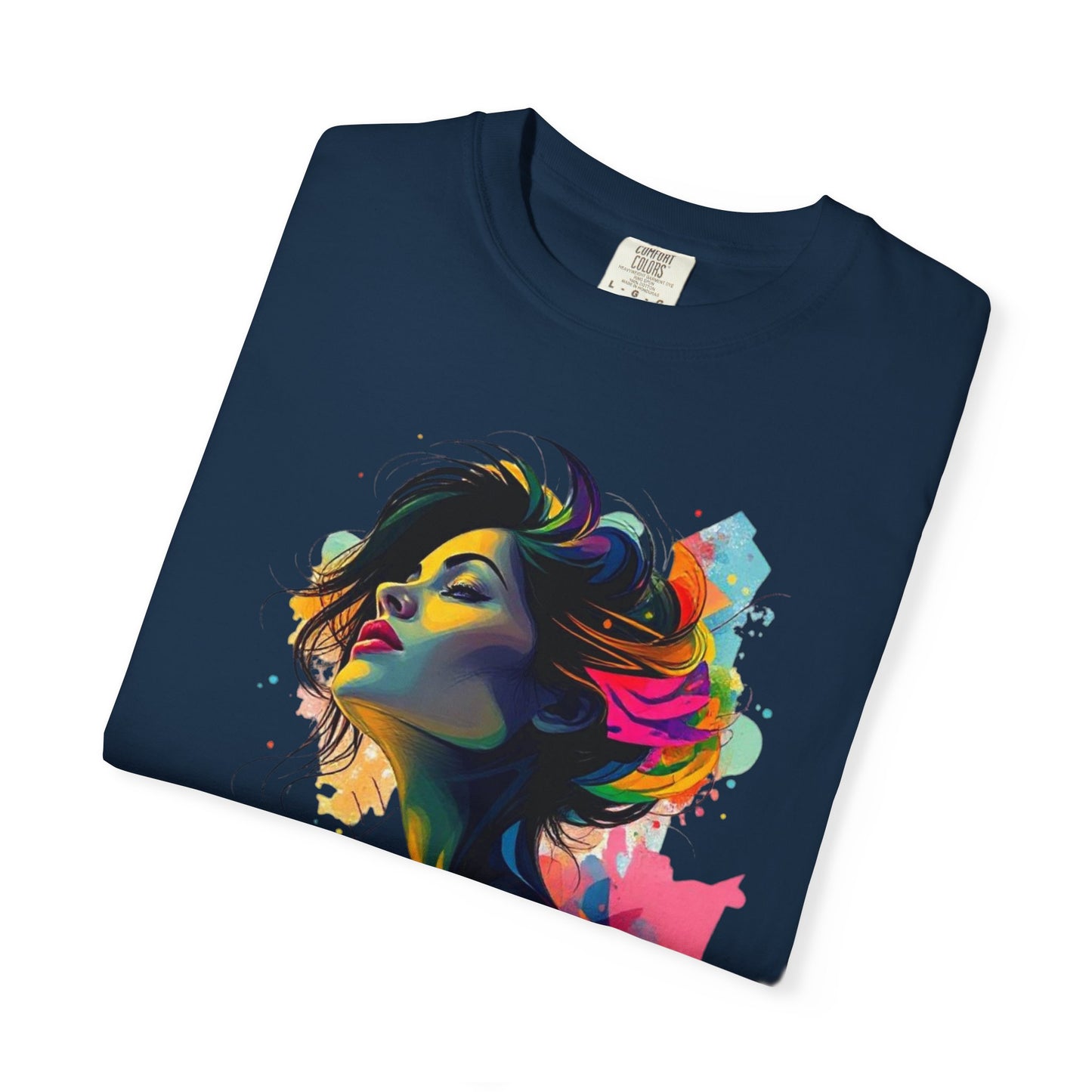Artistic Colorful Woman Portrait T-Shirt