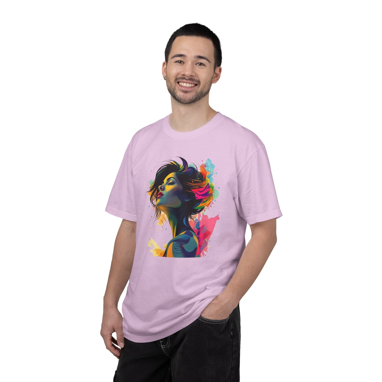 Artistic Colorful Woman Portrait T-Shirt