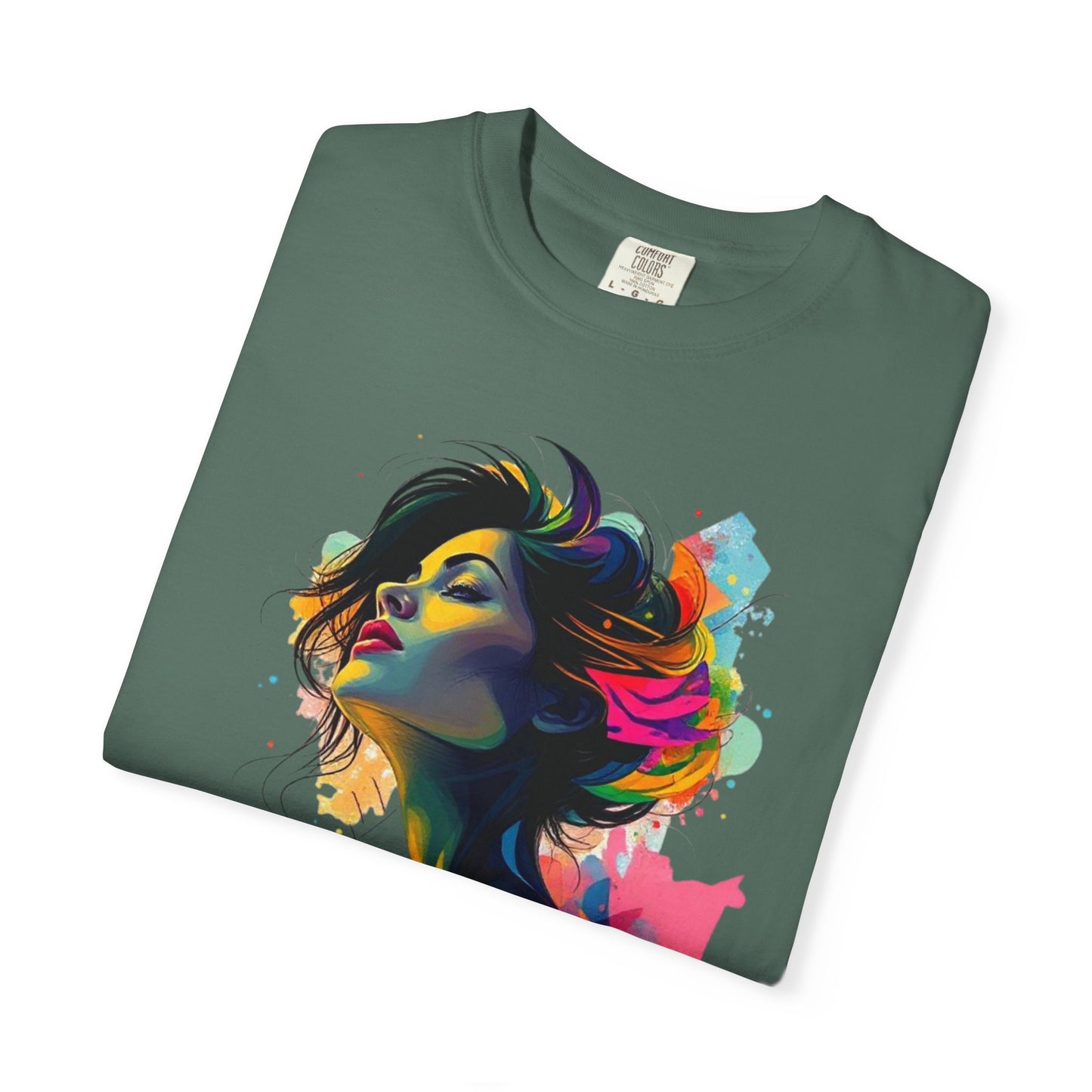 Artistic Colorful Woman Portrait T-Shirt