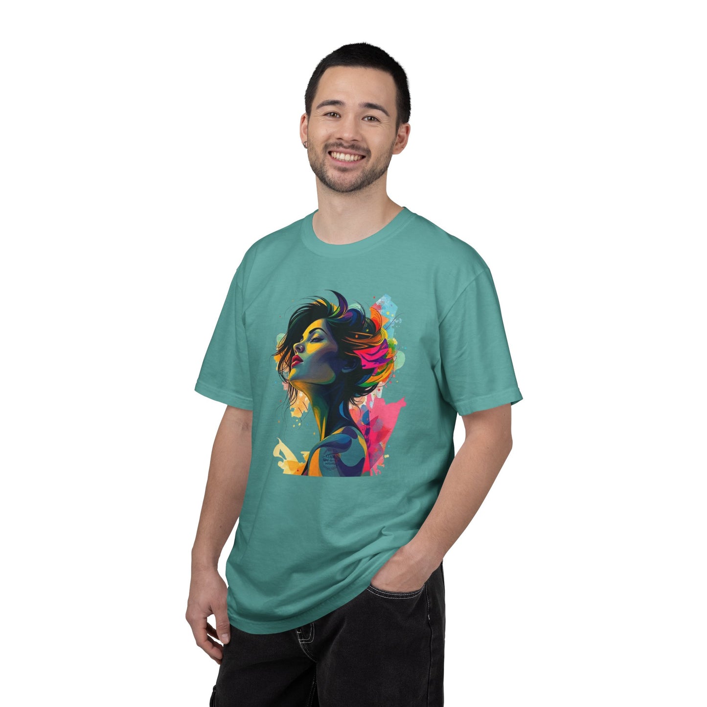 Artistic Colorful Woman Portrait T-Shirt