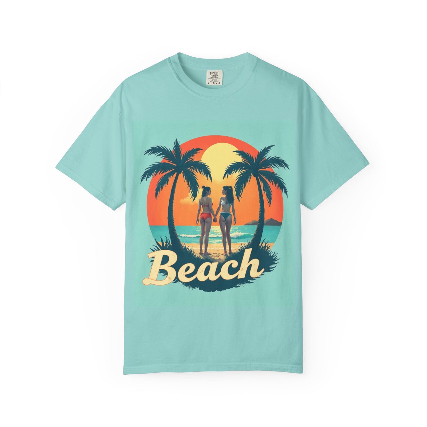Beach & Nature Vibes Unisex Garment-Dyed T-Shirt