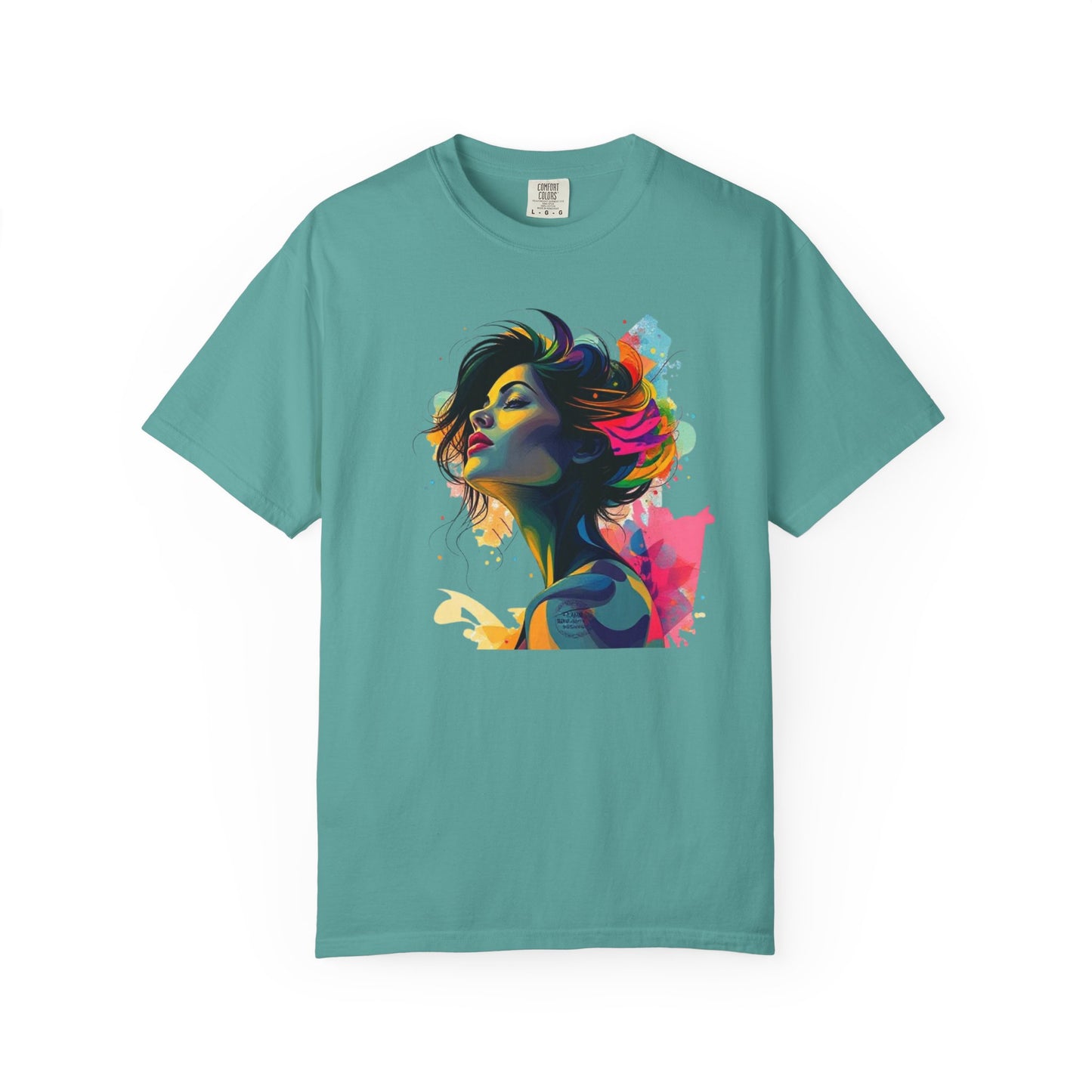 Artistic Colorful Woman Portrait T-Shirt