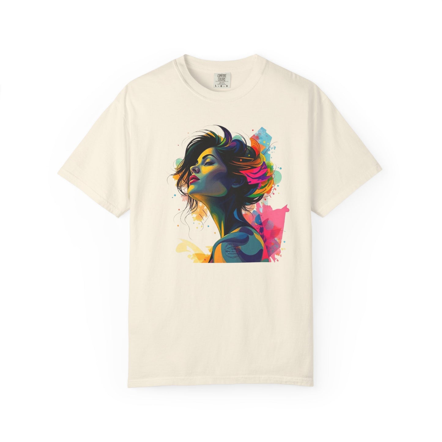 Artistic Colorful Woman Portrait T-Shirt