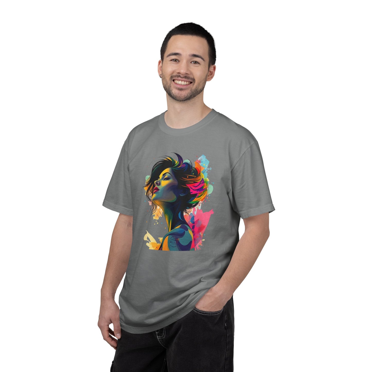Artistic Colorful Woman Portrait T-Shirt