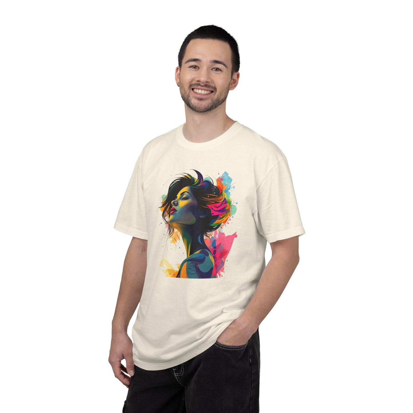 Artistic Colorful Woman Portrait T-Shirt