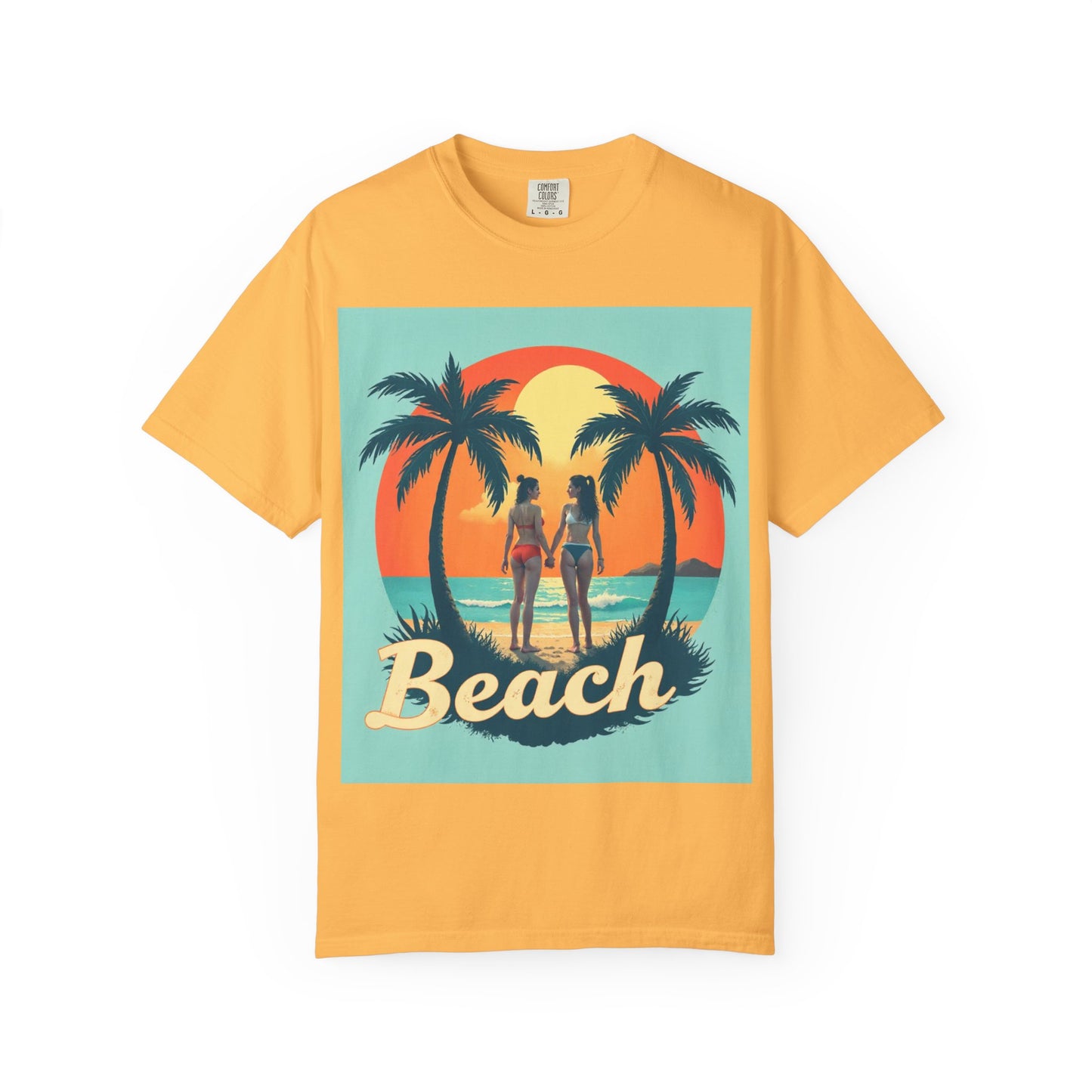 Beach & Nature Vibes Unisex Garment-Dyed T-Shirt