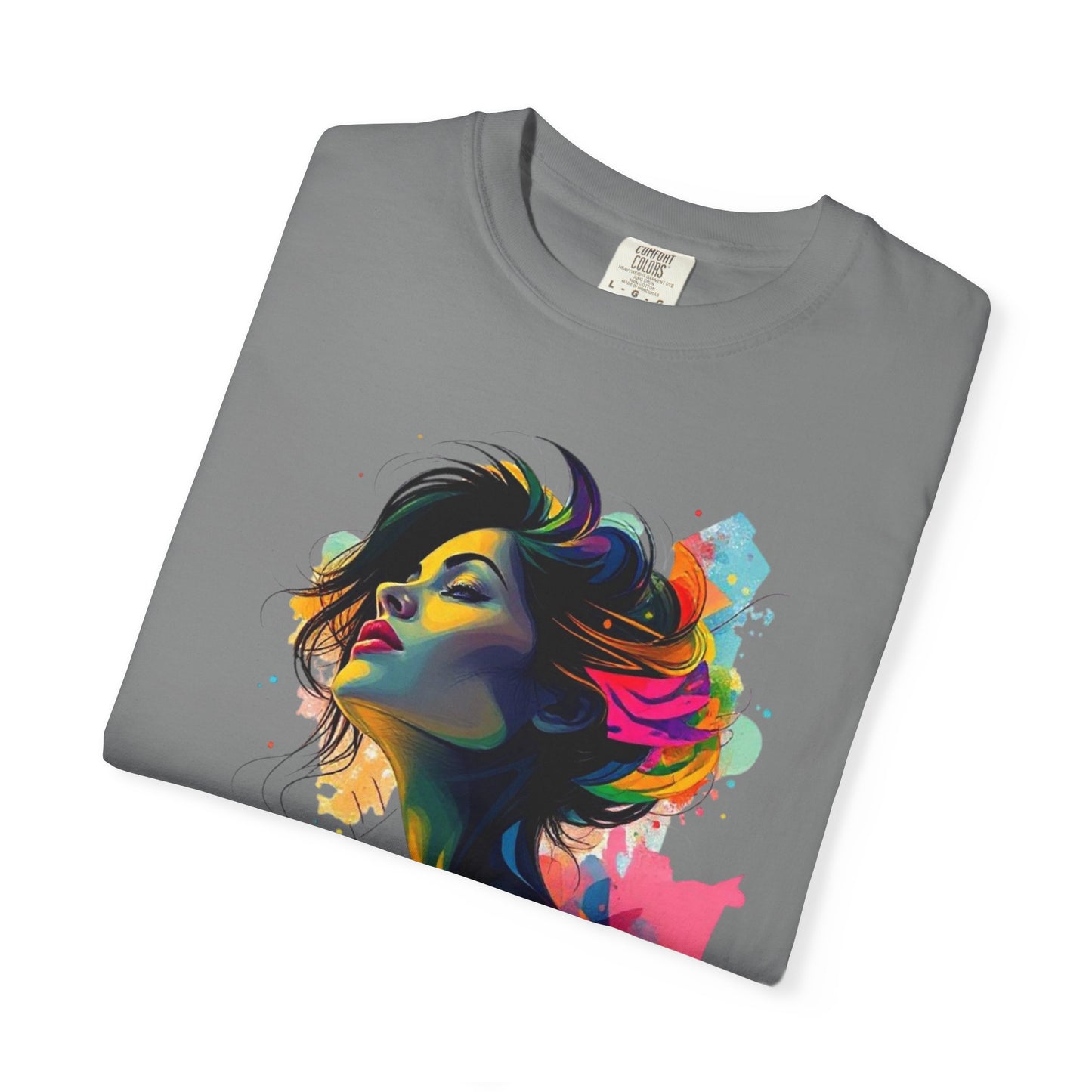 Artistic Colorful Woman Portrait T-Shirt